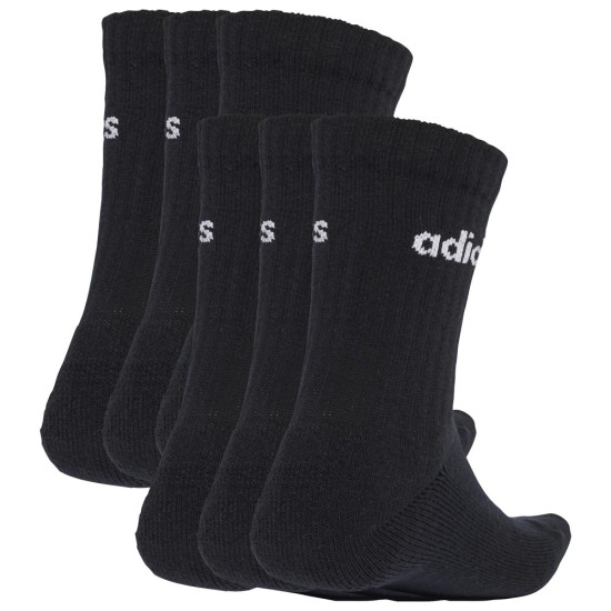 Adidas Κάλτσες Linear Cushioned Crew Socks 6 pairs